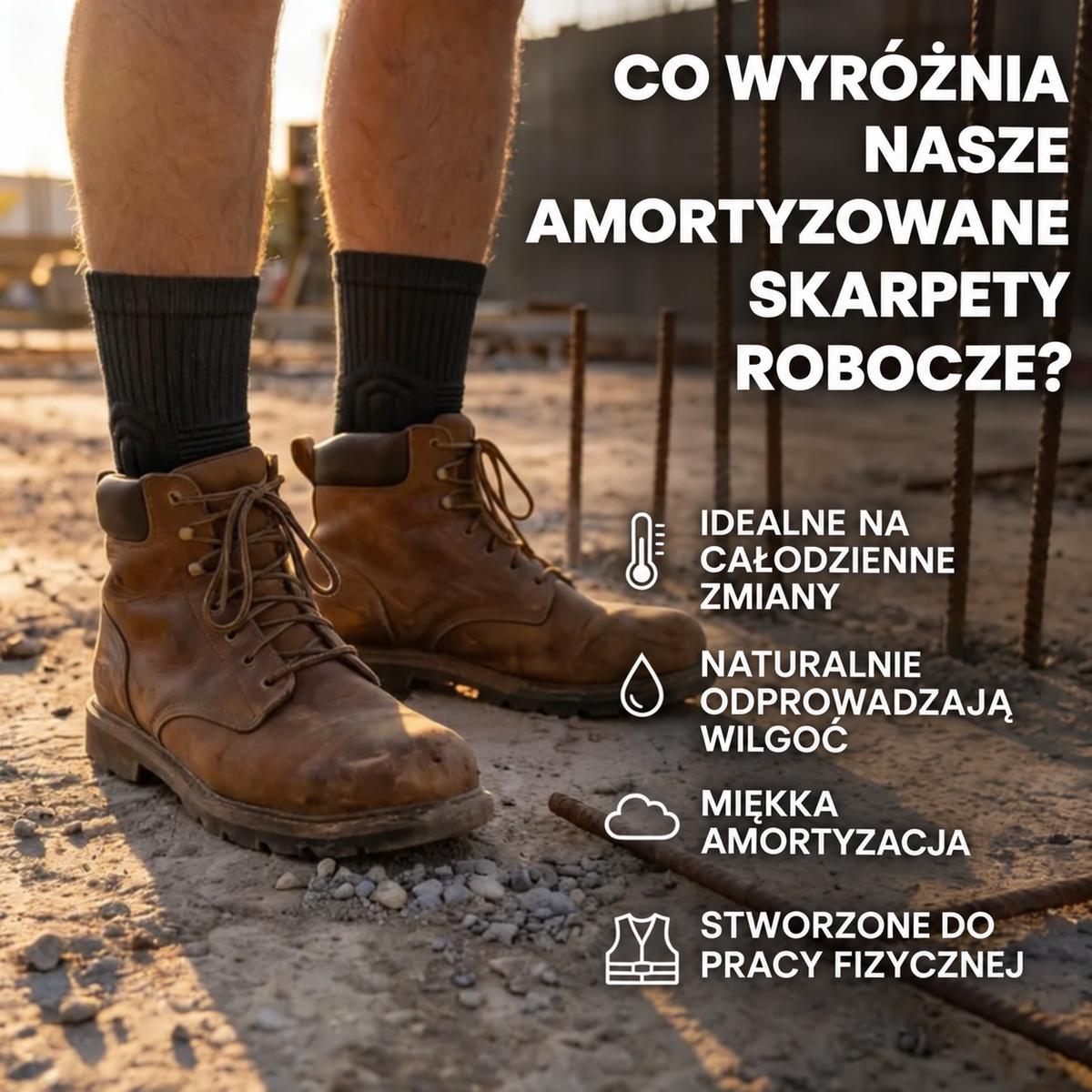 Brygaro™ – Profesjonalne Skarpety Robocze